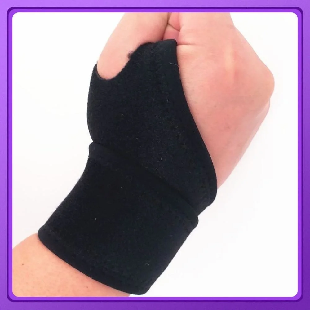 Adjustable Wrist Support Wrap Wrist Brace with Thumb Stabilizer for Volleyball Badminton Tennis Wyz20387