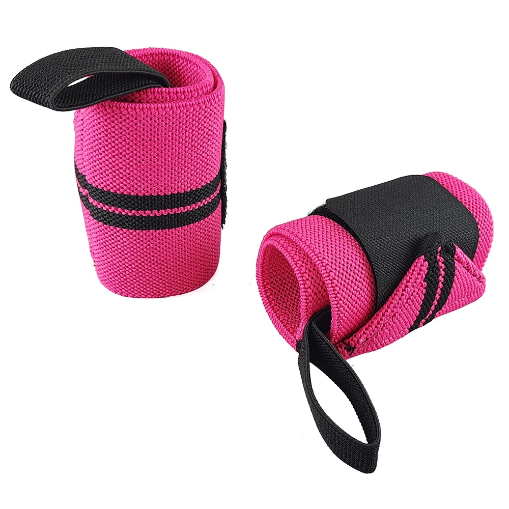 Custom Weight Lifting Wrist Wraps Elastic Wrist Support Strap