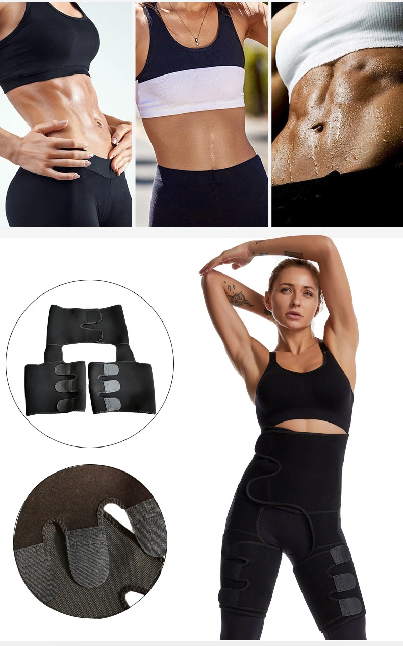 Custom Fitness Home Workout Weight Loss Slimming Neoprene Butt Lifter Belt Tummy Waist and Thigh Trainer