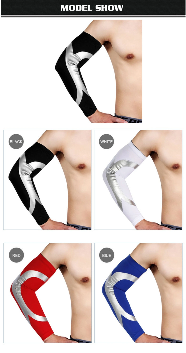 New Style Breathable Sports Elbow Support Brace Warmers Non-Slip Exercise Friendly Compression Arm Sleeve