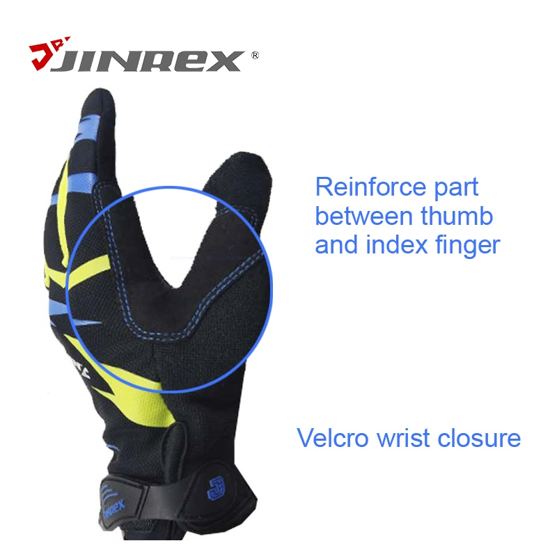 Jinrex High Quality Cycling Full Finger Sports Bicycle Workout Glove